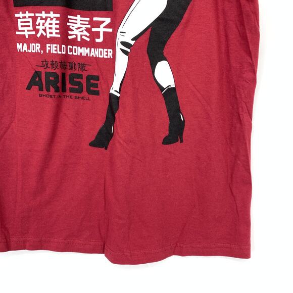 Ghost In The Shell Arise Graphic T-Shirt Mens L Lootcrate Red Short Sleeve NEW - Picture 4 of 6